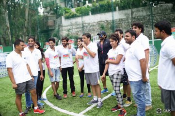 Kerintha Movie Team At Bubble Soccer Event